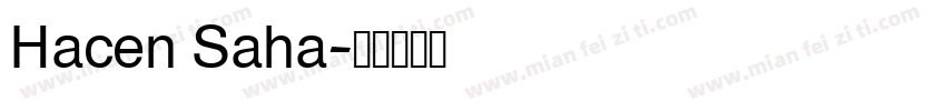 Hacen Saha字体转换